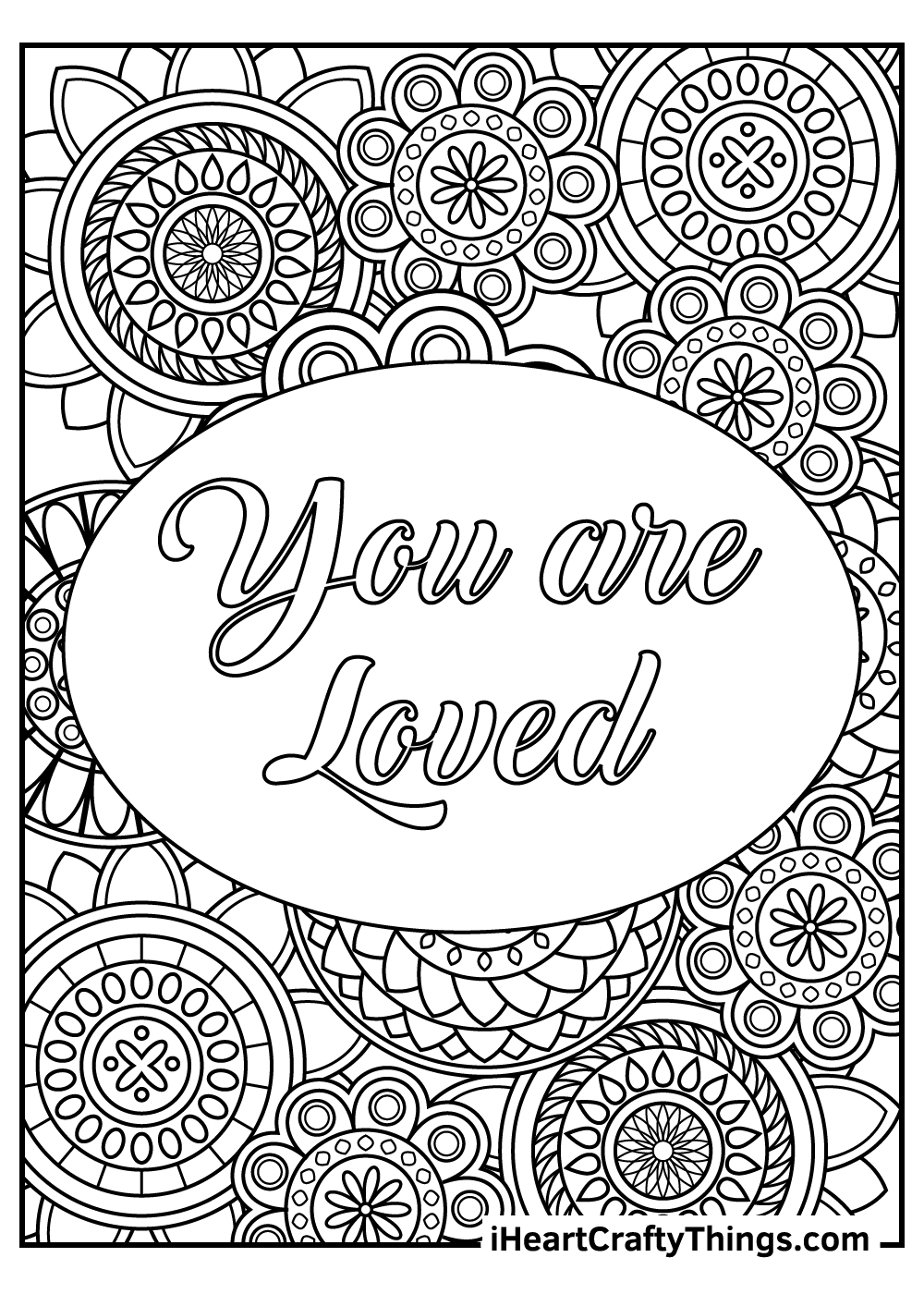 Stress Relief Coloring Pages (100% Free Printables)
